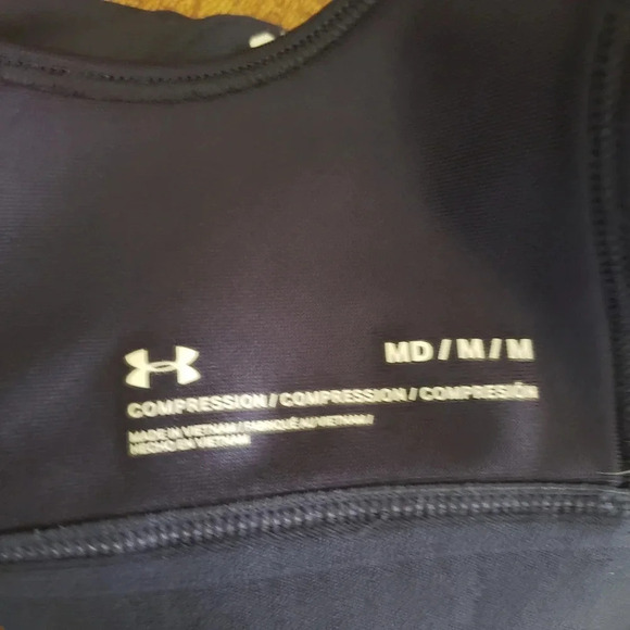 *UNDER ARMOUR  sports bra, blue - Picture 3 of 3